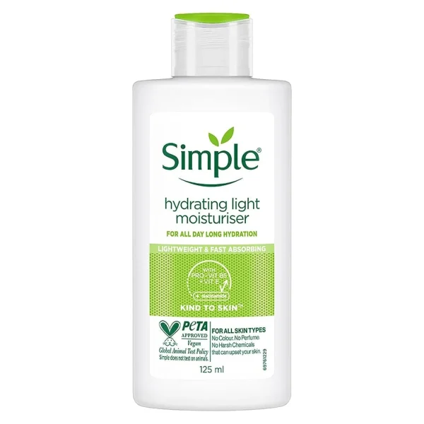 Simple Kind to Skin Hydrating Light Moisturiser with Vitamin B5+E & Niacinamide