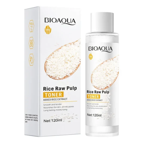 BioAqua 6-Step Rice Raw Pulp Facial Skin Care Kit - Image 5