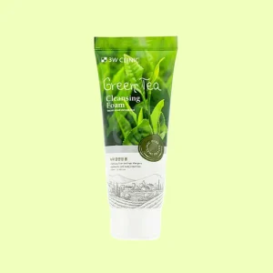 3W-Clinic-Green-Tea-Foam-Cleansing-(100ml) skin care bangladesh
