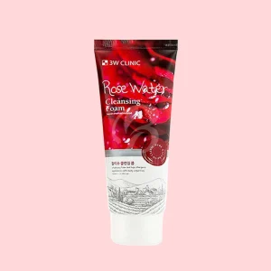 3W-Clinic-Rose-Cleansing-Foam skin care bangladesh